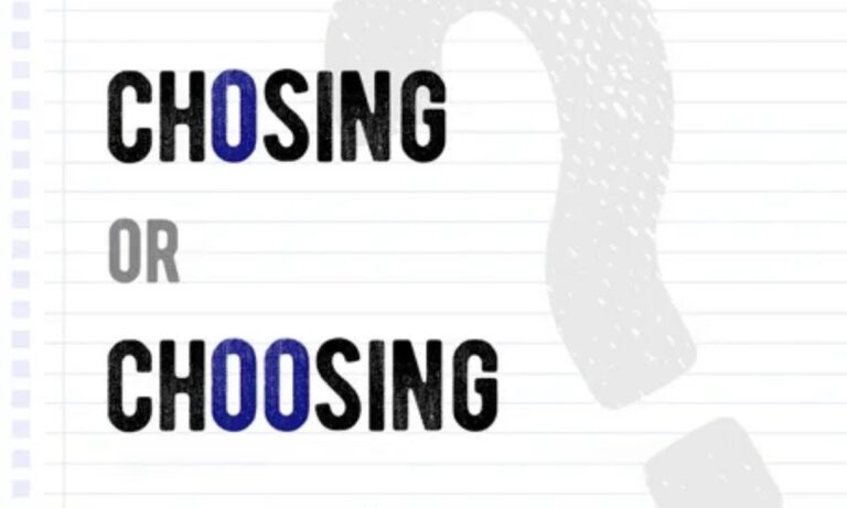 Chosing or Choosing Which One Is Correct
