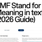 BMF Stand For Meaning in Text (2026 Guide)