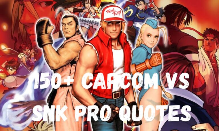 150+ Capcom vs SNK Pro Quotes