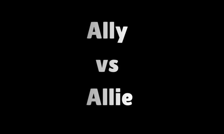 Ally vs Allie What’s the Difference Simple Guide for 2026