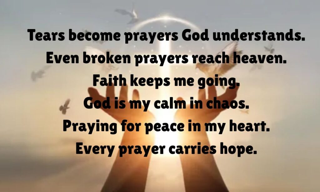 Emotional TikTok Prayer Captions