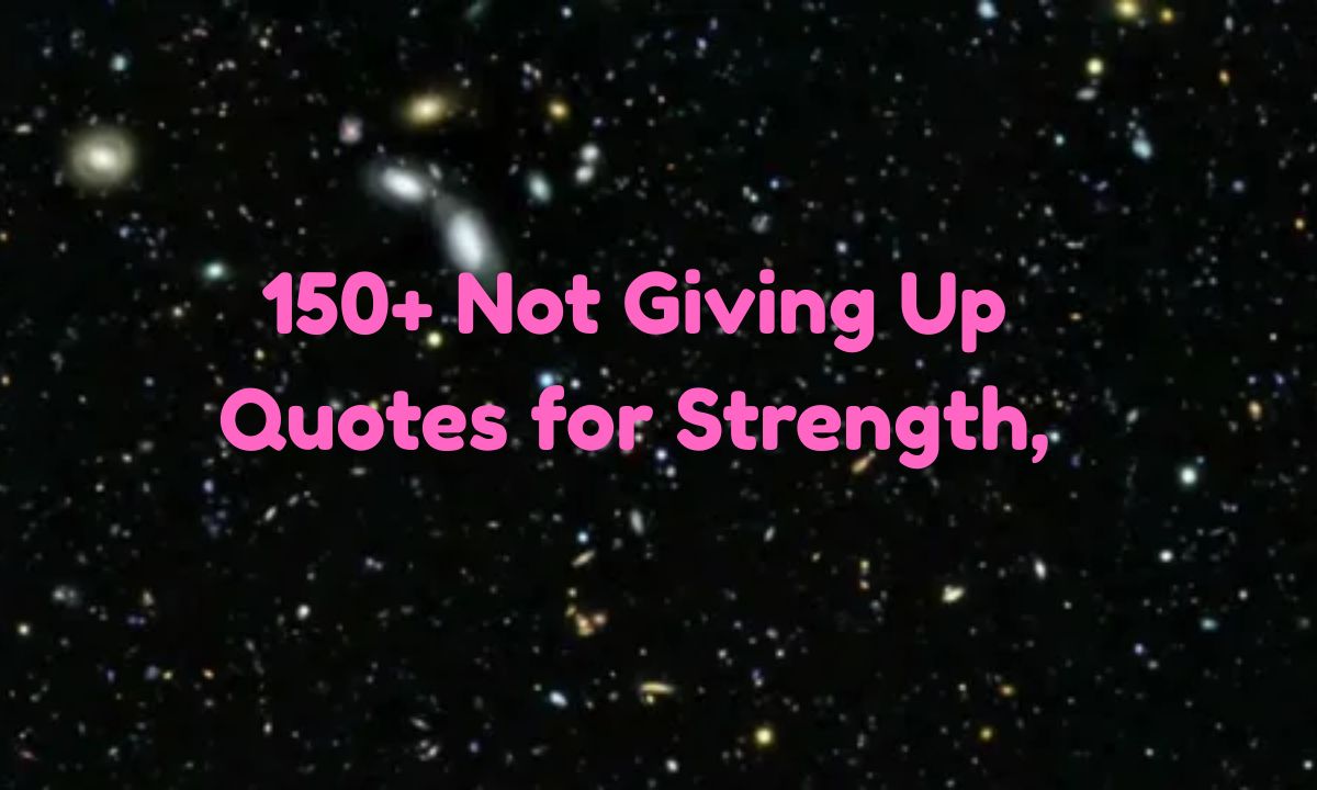 150+ Not Giving Up Quotes for Strength, Hope, and Healing