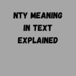 NTY Meaning in Text Explained Full Form, Usage, Tone
