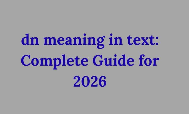 dn meaning in text Complete Guide for 2026