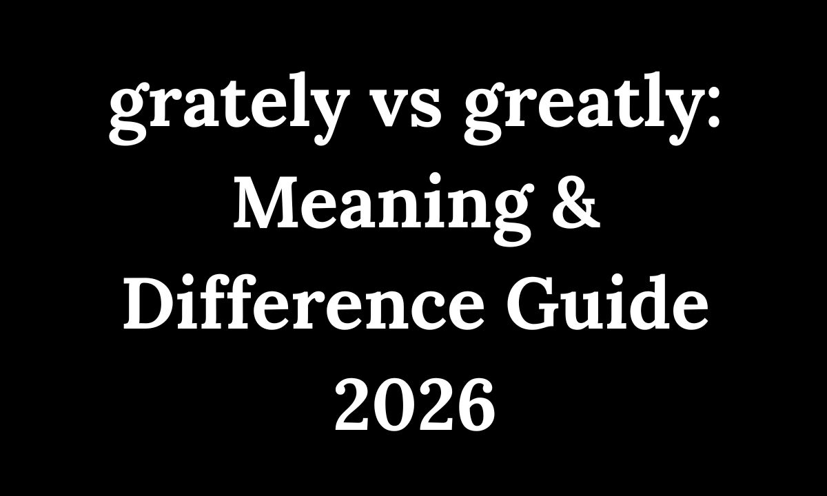 grately vs greatly Meaning & Difference Guide 2026