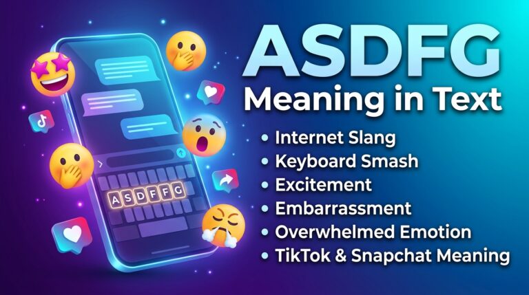 ASDFG Meaning in Text