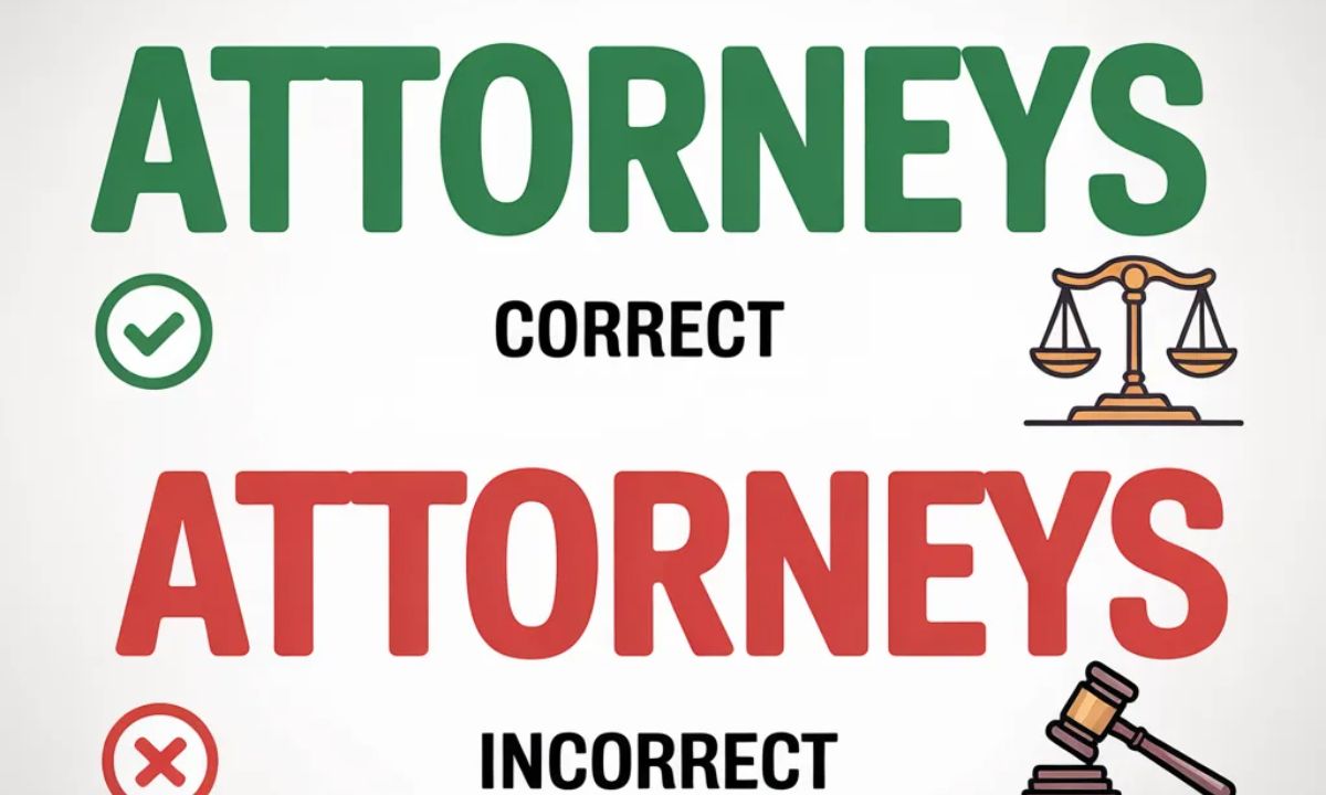 Attornies or Attorneys Which Spelling Is Correct Guide