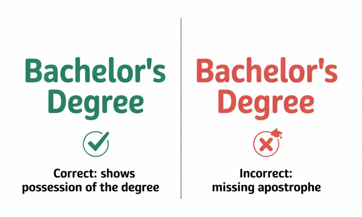 Bachelor’s Degree or Bachelors Degree Which Is Correct