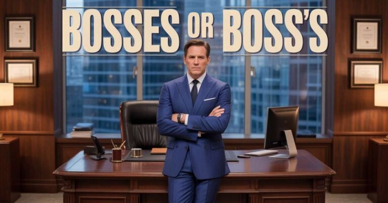Bosses or Boss’s