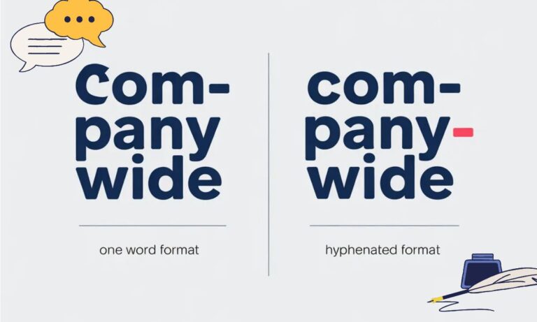 Companywide or Company-Wide Which One Is Correct