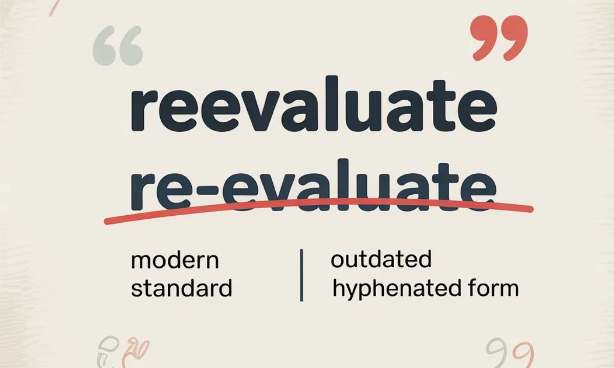 Confused Between Reevaluate or Re-Evaluate Correct Answer