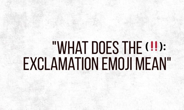 Double Exclamation Emoji (‼️) Ultimate Meaning & Uses Explained