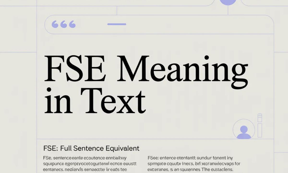 FSE Meaning in Text Explained Full Guide, Uses, Examples