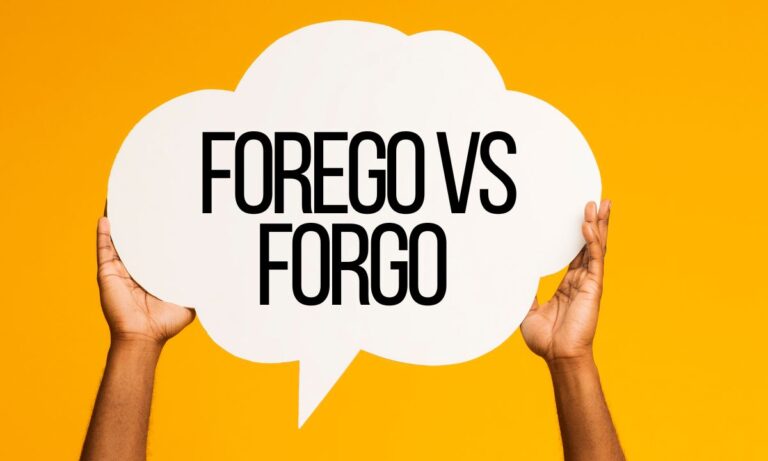 Forego vs Forgo Powerful Guide to Spot the Difference Fast Today!