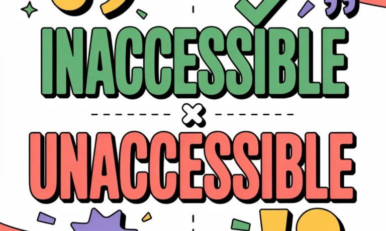 Inaccessible or Unaccessible Correct Word Explained