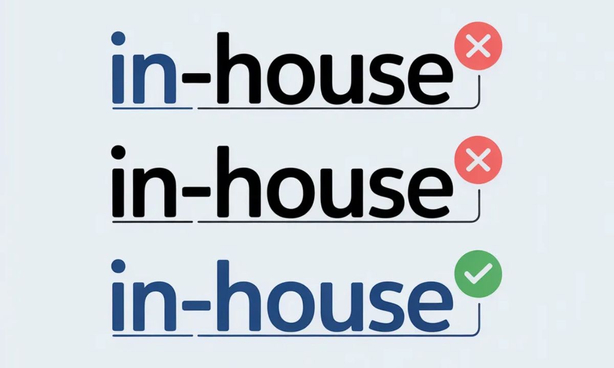 Inhouse or In-House or In House Which Is Correct