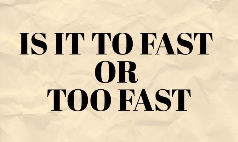 Is It To Fast or Too Fast Correct Meaning Explained