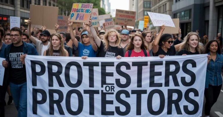 Protesters or Protestors