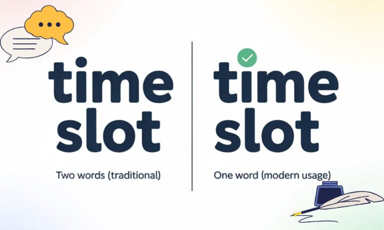 Time Slot or Timeslot Correct Usage, Differences & Examples