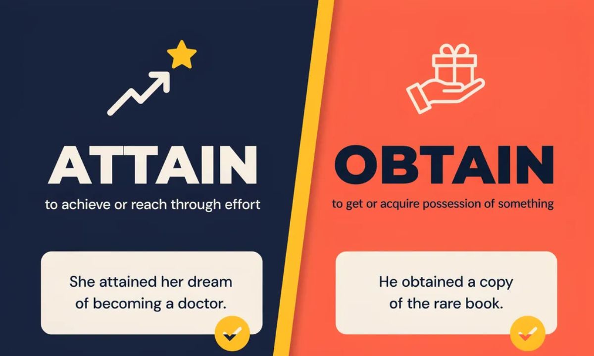 Attain vs Obtain Powerful Differences You Must Know Today