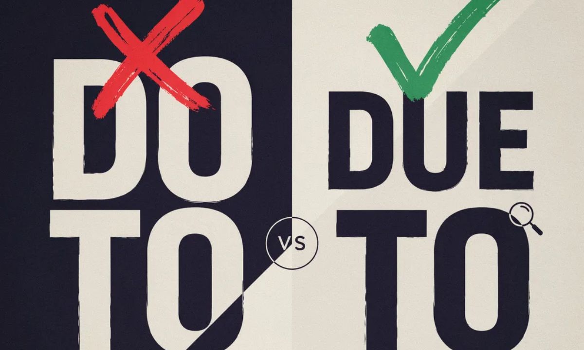 Do To or Due To Powerful Grammar Trick to Get It Right Fast