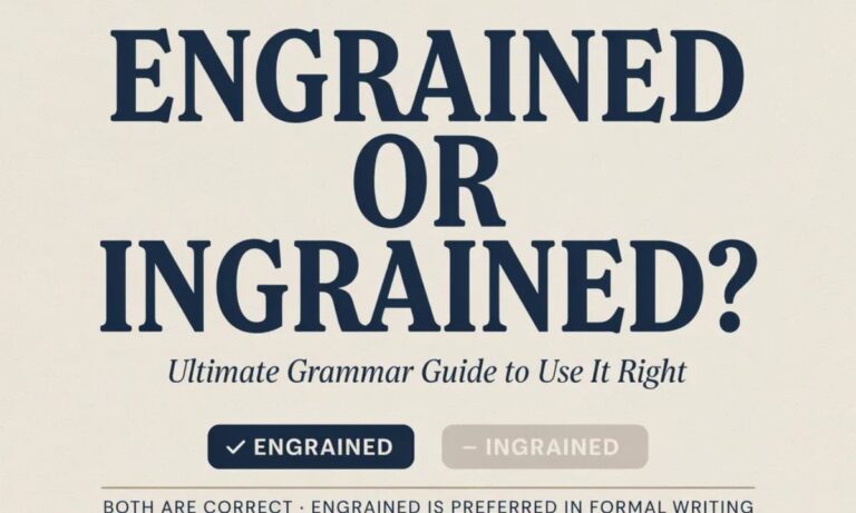 Engrained or Ingrained Ultimate Grammar Guide to Use It Right