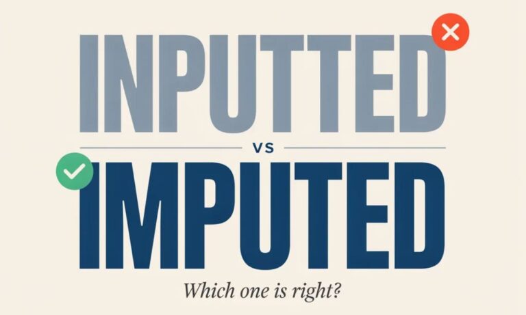 Inputted or Imputed Powerful Guide to the Correct Usage