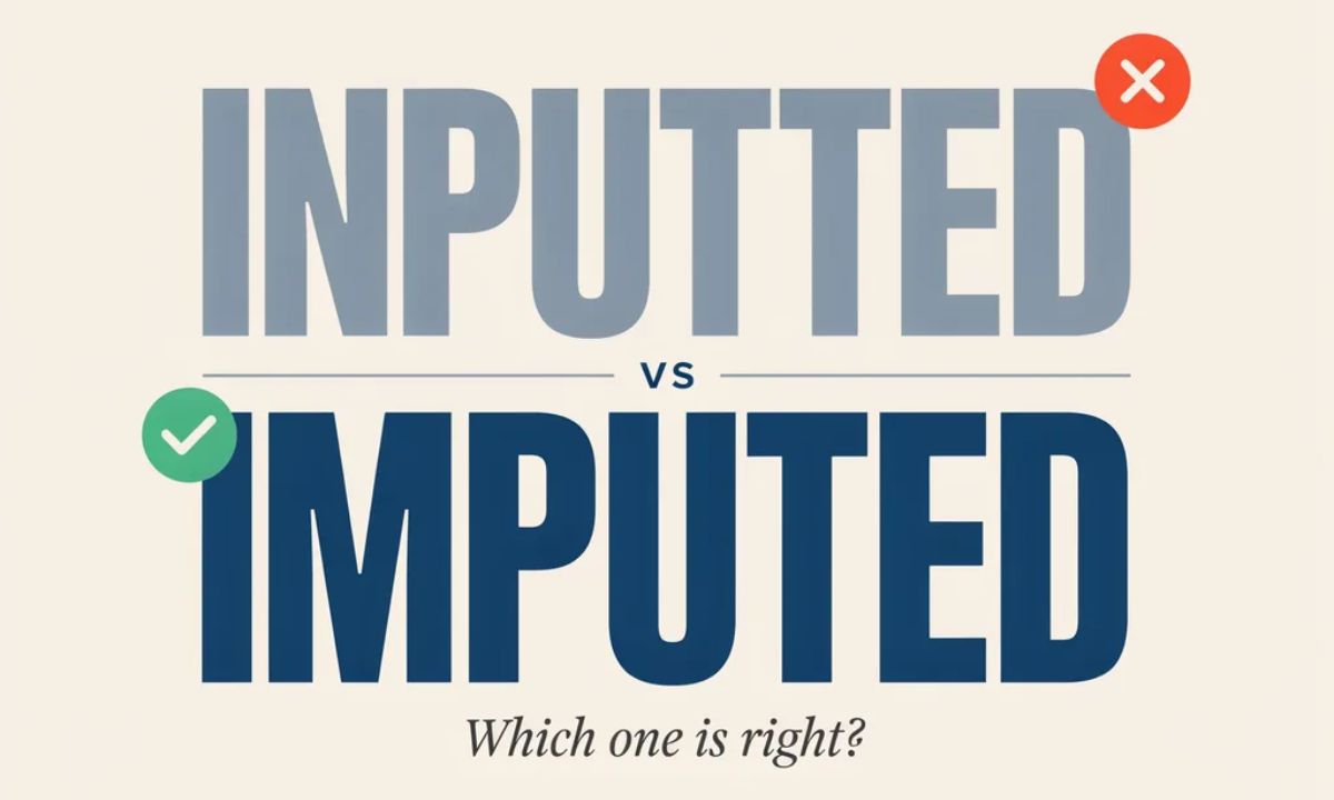 Inputted or Imputed Powerful Guide to the Correct Usage