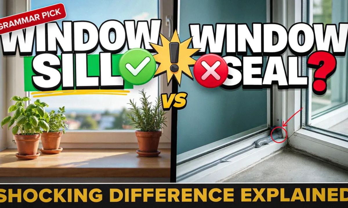 Windowsill or Window Seal Shocking Difference Explained